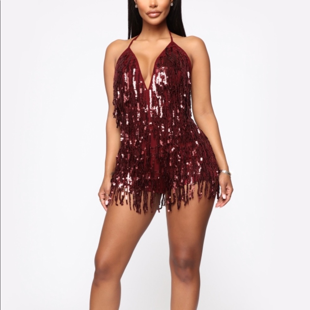 Sequin romper